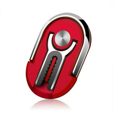 Universal Mobile Phone Holder with Air Vent Mount and 360° Rotating Finger Ring Stand