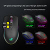 Glowing Wired Gaming Mouse with High Precision and Stylish Design