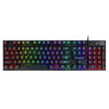 USB Luminous Wired Gaming Keyboard with Floating Keys and Fast Response