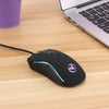 USB Luminous Wired Gaming Keyboard with Floating Keys and Fast Response