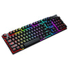 USB Luminous Wired Gaming Keyboard with Floating Keys and Fast Response