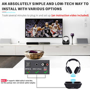 Wireless On-Ear Headphones with Bass for TV Watching | Circuits Collective