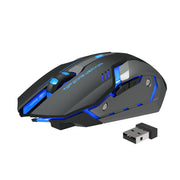 Wireless Rechargeable Silent Gaming Mouse with Precision and Sleek Design