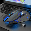 Wireless Rechargeable Silent Gaming Mouse with Precision and Sleek Design